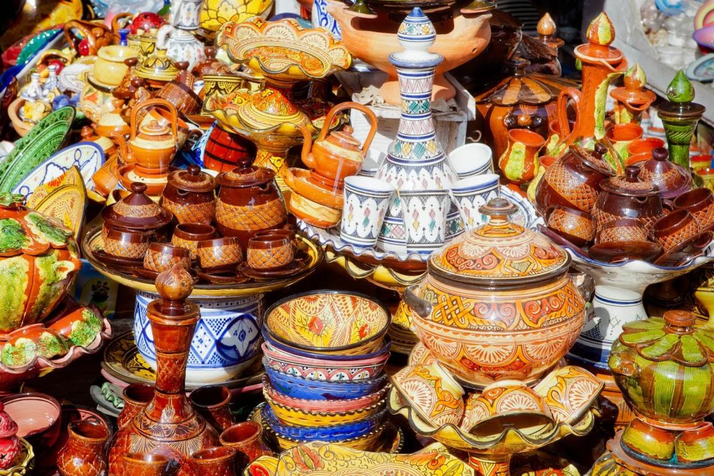 קניות במרוקו - כלי חרס מסורתיים