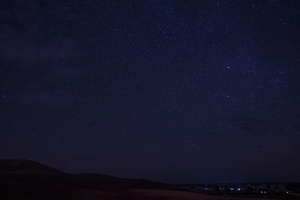 צפייה בכוכבים במדבר הסהרה, מרוקו